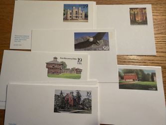Historic Post Office Issued Post Cards, Stamped