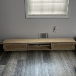 Floating tv stand