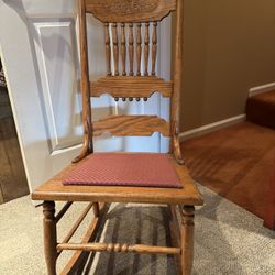 Antique Oak Rocking Chair