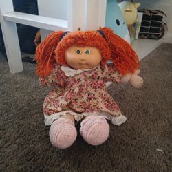 Vintage Cabbage Patch Doll. Rare Red Hair 1978/1985
