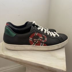 Gucci Ace Kingsnake Sneakers Mens 10.5
