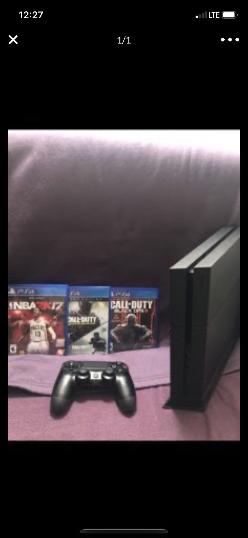 Like New PS4 with Controller & Three Games