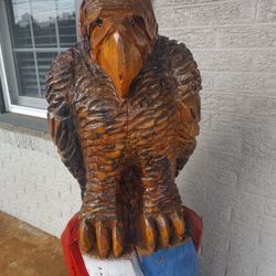 Hand Carved American Eagle