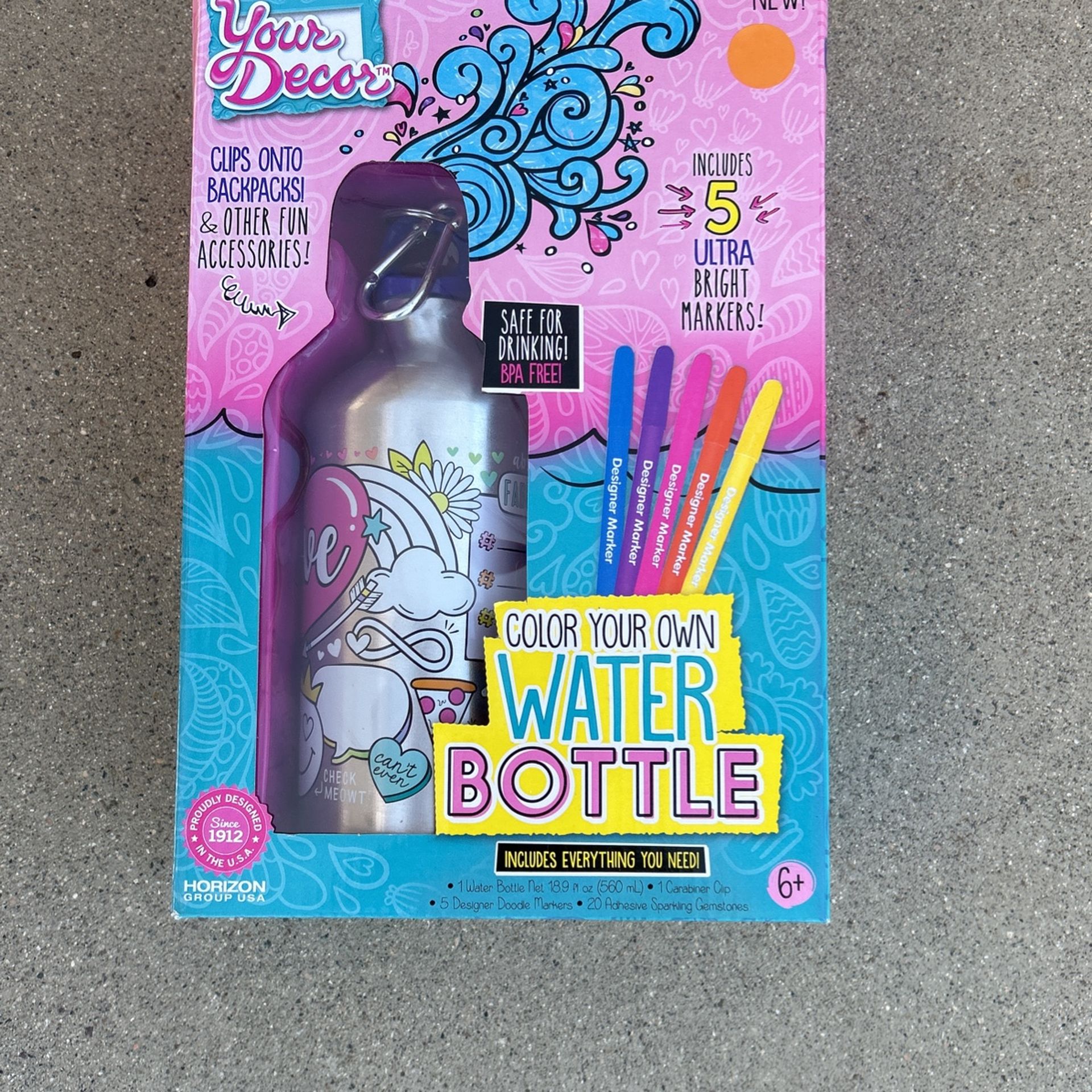 Create Your Own Water Bottle