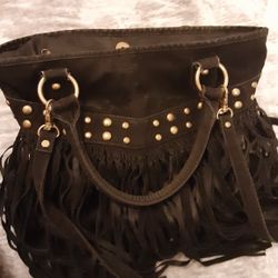 Black Suade Bag 
