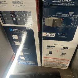 Chamberlain B6713T 1 ¼ HP LED Smart Quiet Belt Garage Door Opener with Battery Backup