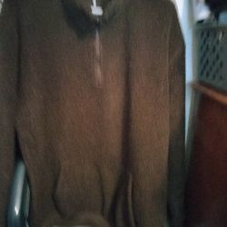 Brown Pull Over Sweat Shirt