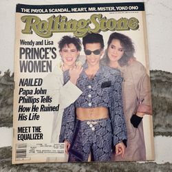 Rolling Stone Magazine Issue No. 472 April 24th, 1986 Prince Wendy & Lisa UK GC