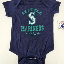 Seattle Mariners MLB Baby Bodysuit 12M, 18M
