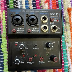 Pyle Audio Interface/ Mixer Model Pad22mxubt 
