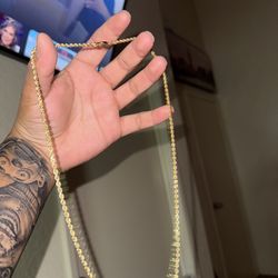 14k Gold Rope Chain