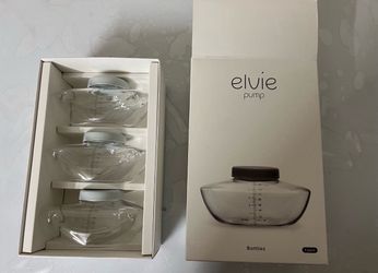 Elvie Pump Collection and Storage Bottles, 3 Pack, 150 ml/5 oz