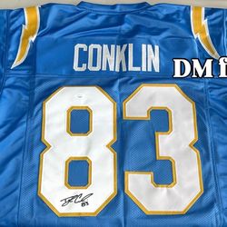 CHARGERS “Tyler Conklin” Autographed Jersey