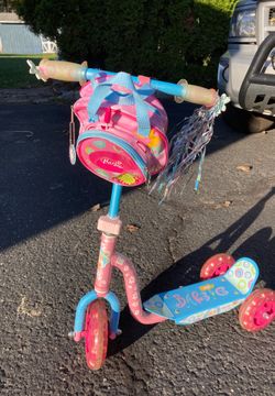 Kids Barbie Scooter With Barbie Radio