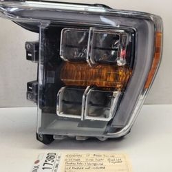 2021 - 2023 FORD F150 F-150 RAPTOR LEFT QUAD LED PROJECTOR HEADLIGHT OEM AX17360