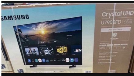 65 tv Samsung free delivery 6 month warranty $55 down on Finacing