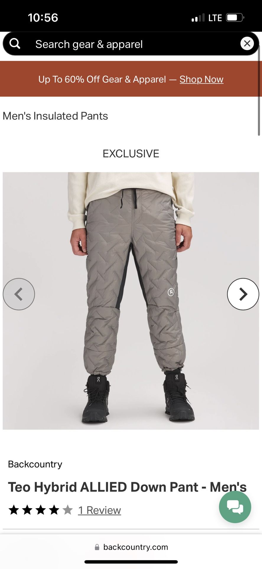 Backcountry Puffy Pants