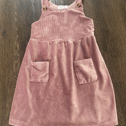 Girls Pink Dress Size 4t By Beautees #14