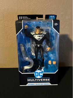 McFarlane, DC, Multiverse, Superman (Black Suit Variant), 7” Fig.