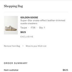 Golden Goose Super Star Snake Effect Leather Trimmed Suede Sneakers 