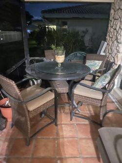 Aluminum Patio, Dining Room Set