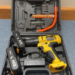 2X20V 2.0Ah Cordless Drill Set