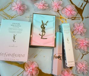 Ysl makeup eyeshadow lipstick bundle gift set regalos mujer maquillaje