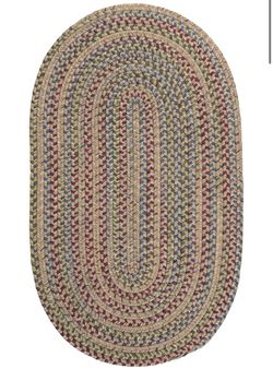 Oval Braided Rug 11x14/New