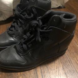 Nike Dunk Sky Hi Essential Black Gum Hidden Wedge