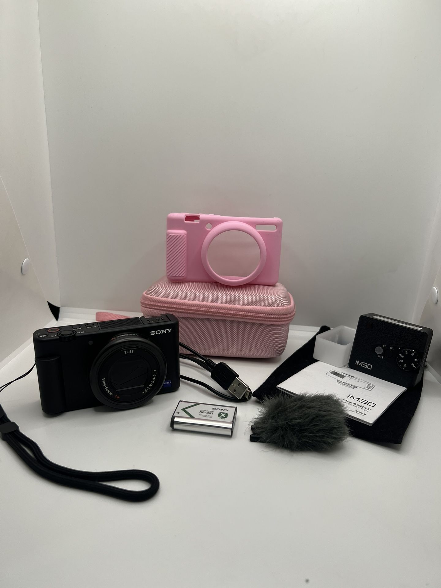 Sony ZV-1 Vlogging Camera + Accessories Bundle – Excellent Condition
