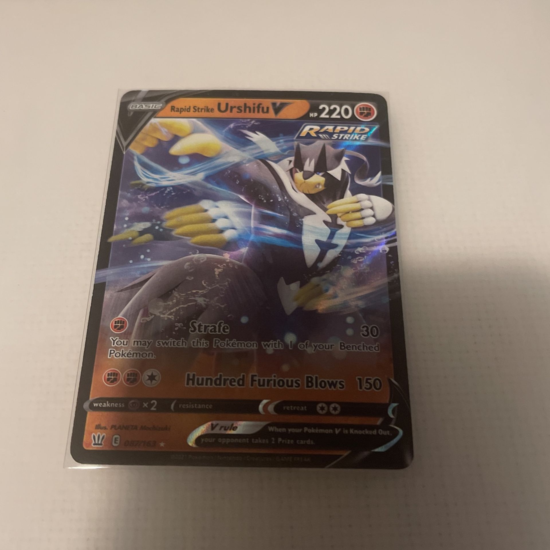 Pokémon Rapid Strike Urshifu V 87/163