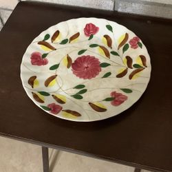 Blue Ridge Southern Pottery Plate Hand painted 