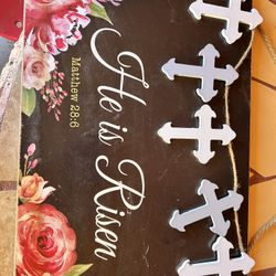 He Is Risen Sign 