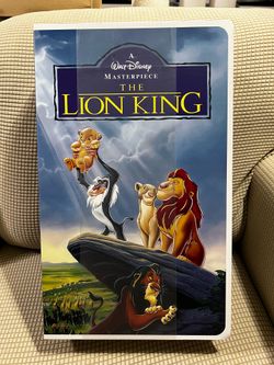 NEW SEALED - The Lion King - Disney VHS Blanket 50"x70" - Firm price