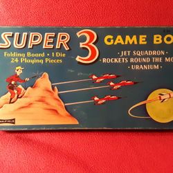 1959 "Super 3 Game" Space BoardGames 