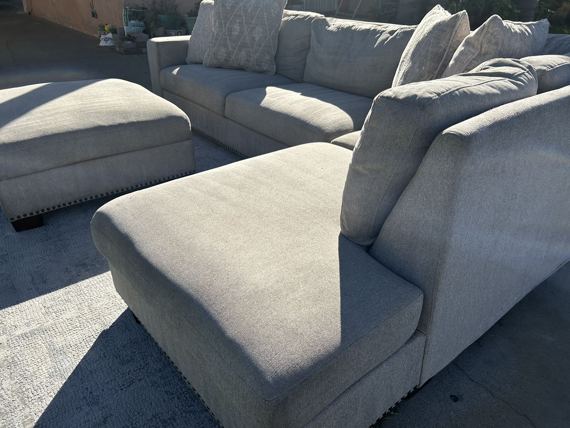 3 Piece Sectional with Ottoman from Broyhill