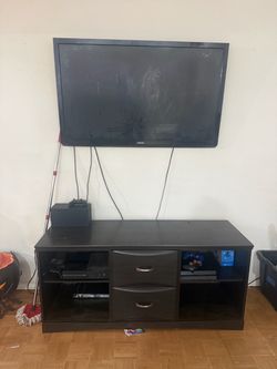 55 in TV and TV stand