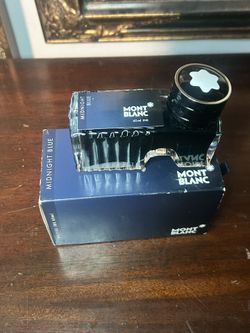 Mont Blanc Midnight Blue Writing Ink 60ml