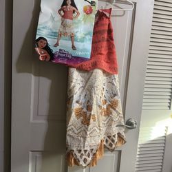 Girls Disney Princess Moana Childs Costume - Dress Only - NWT Size Medium 