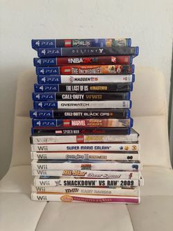 Games ps4+wii