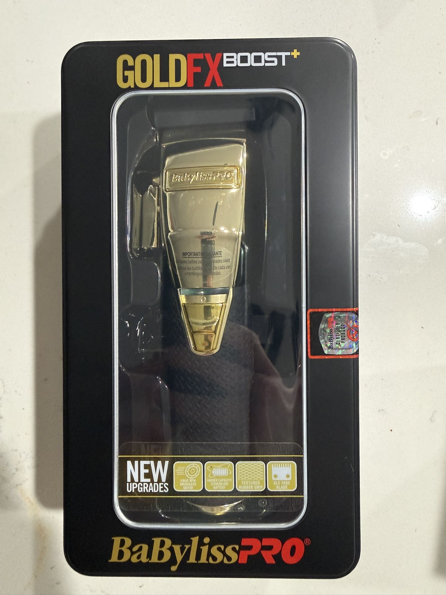 New BABYLISSPRO® PRO CLIPPER GOLDFX BOOST - GOLD