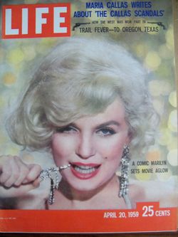 Marilyn Monroe On Life Magazine Cover