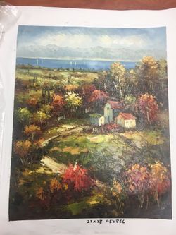 Original hand painted oil painting 22x28