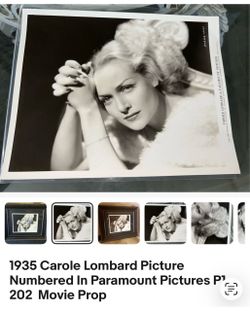 Paramount Pictures Carole Lombard black & white