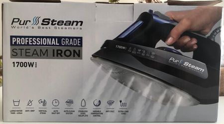 Professional steam iron and board