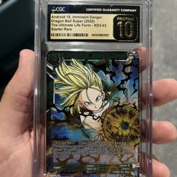 Dragon Ball Super Android 18 Graded Card - CGC Pristine 10