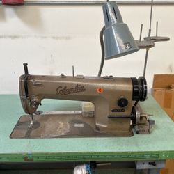 Columbia Sewing Machine & Table