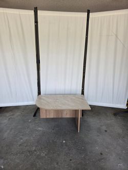 💥 Modern Asymmetrical Coffee Table – Faux Marble Top Tea Table with Curved Edge 🚀🛋️
