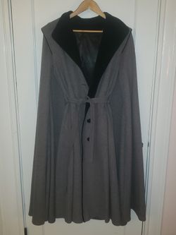 Winter Cold Season Caped Coat