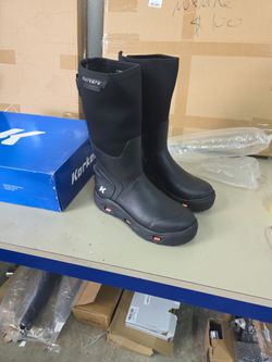 Korkers- men's neo arctic with all terrain sole black boot- size 14
